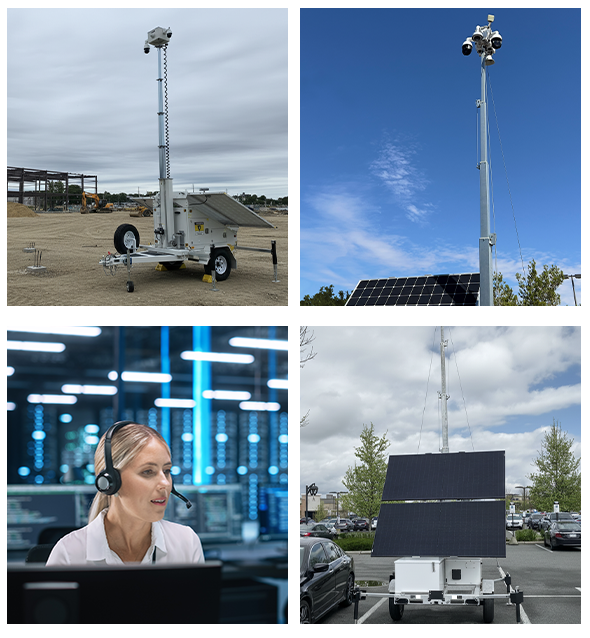 Mobile security trailer services for construction sites, events, and temporary locations in Philadelphia