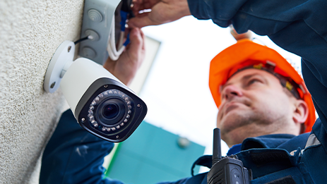 Camera Installation for Greater Philadelphia businesses by Girsh Alarm Company Inc