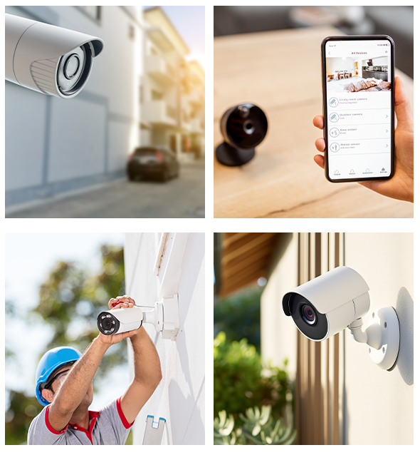 Home camera services including installation, coverage design, and system upgrades in Philadelphia