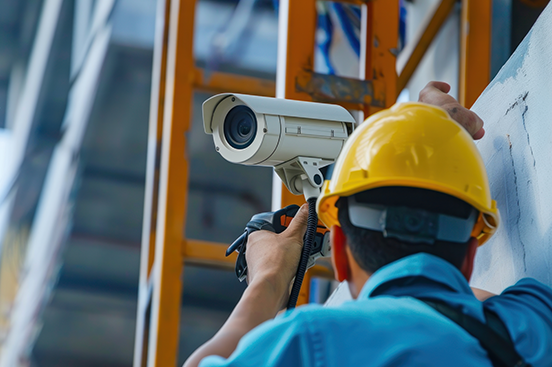 Mobile security camera deployed at a construction site in the Greater Philadelphia area