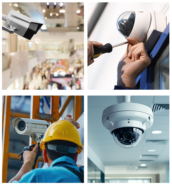 Commercial surveillance services including IP cameras, recording, and remote access in Philadelphia